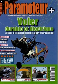 couverture de paramoteur + avec le E-Fenix d'ELECTRAVIA