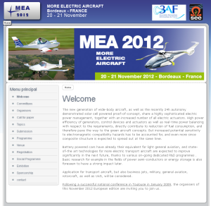 More Electric Aircraft 2012 3AF SEE