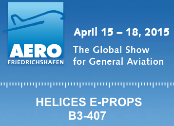 AERO 2015 Friedrichshafen hélices E-Props